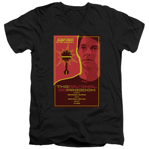 Star Trek The Arsenal of Freedom Black V-Neck T-Shirt