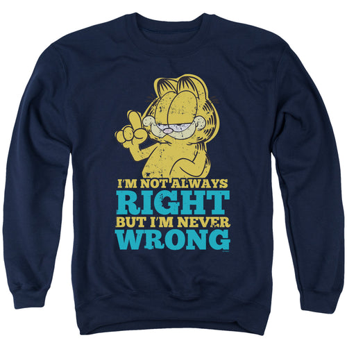 Garfield Never Wrong Crewneck Sweatshirt