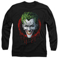 Batman Joker Drip Long Sleeve T-Shirt