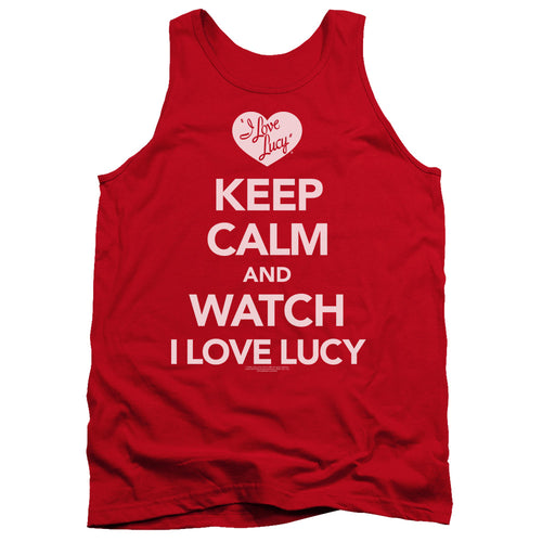 I Love Lucy Keep Calm And Watch Tank Top