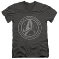 Star Trek Discovery Enterprise Crest V-Neck T-Shirt