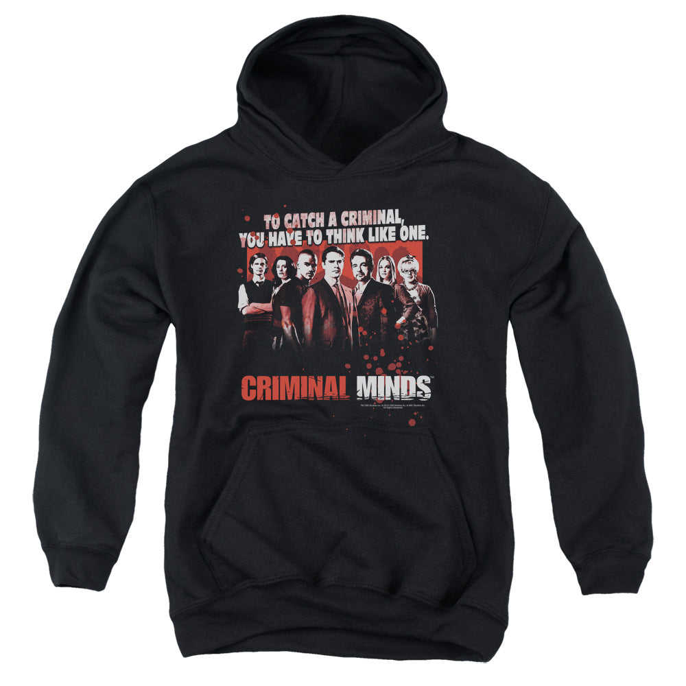 Criminal Minds Think Like One Youth Hoodie
