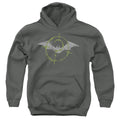 The Batman Scribbles Bat Logo Youth Hoodie