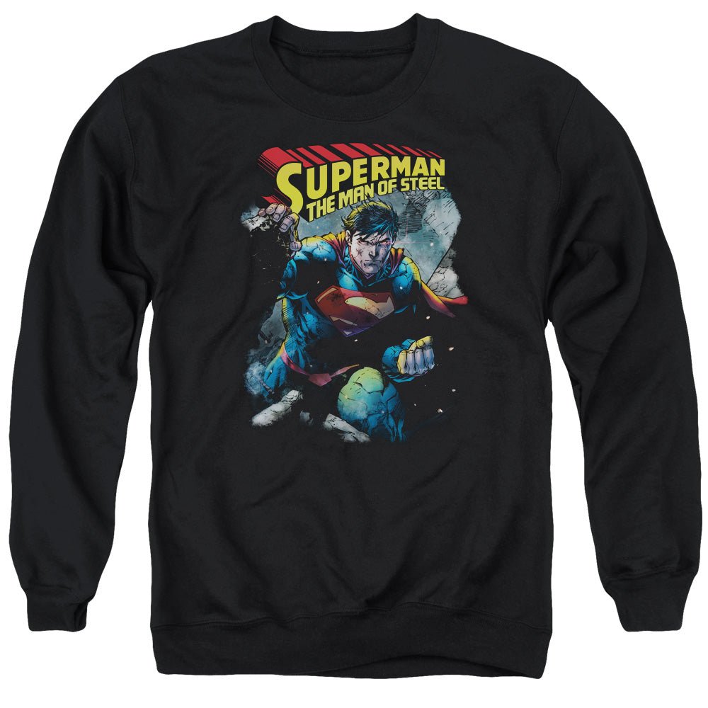 Superman Through the Rubble Crewneck Sweatshirt