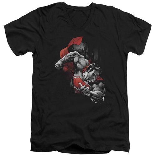 Superman My City V-Neck T-Shirt