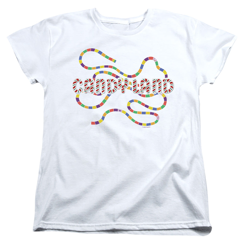 Candy Land Game Board Path Womens T-Shirt