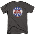 Ferris Bueller's Day Off Save Ferris Badge T-Shirt