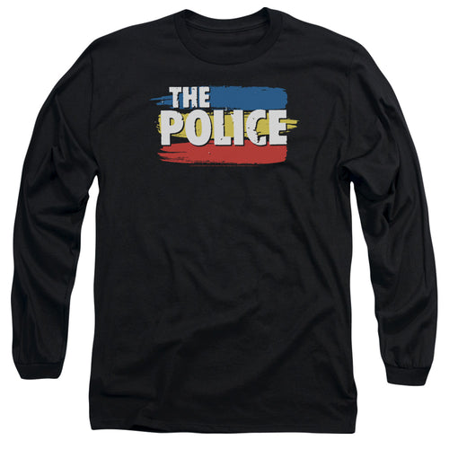 The Police Three Stripes Logo Long Sleeve T-Shirt