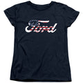 Ford Flag Logo Womens T-Shirt