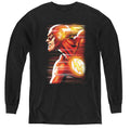 Justice League Speed Head Youth Long Sleeve T-Shirt