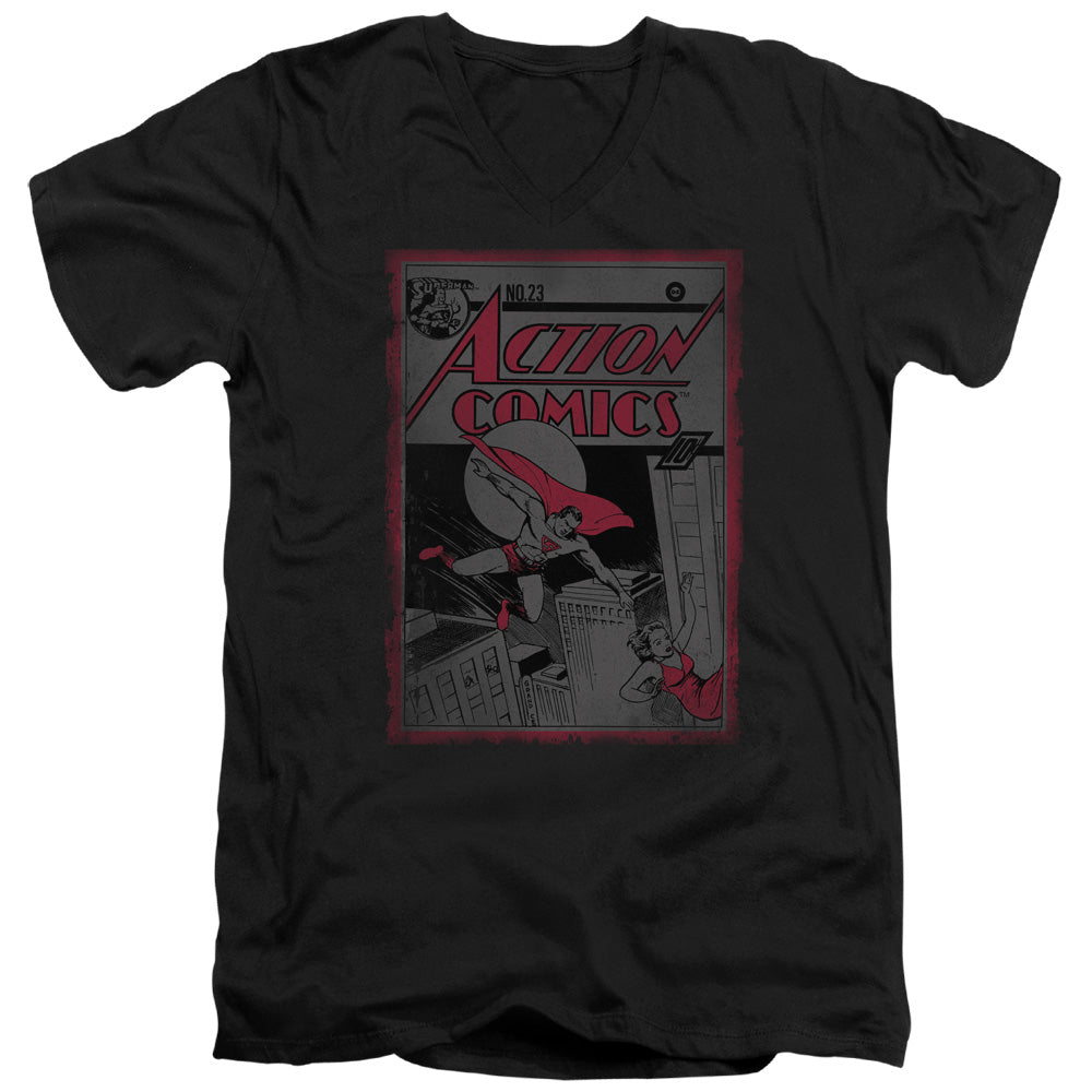 Superman Action Comics 23 V-Neck T-Shirt