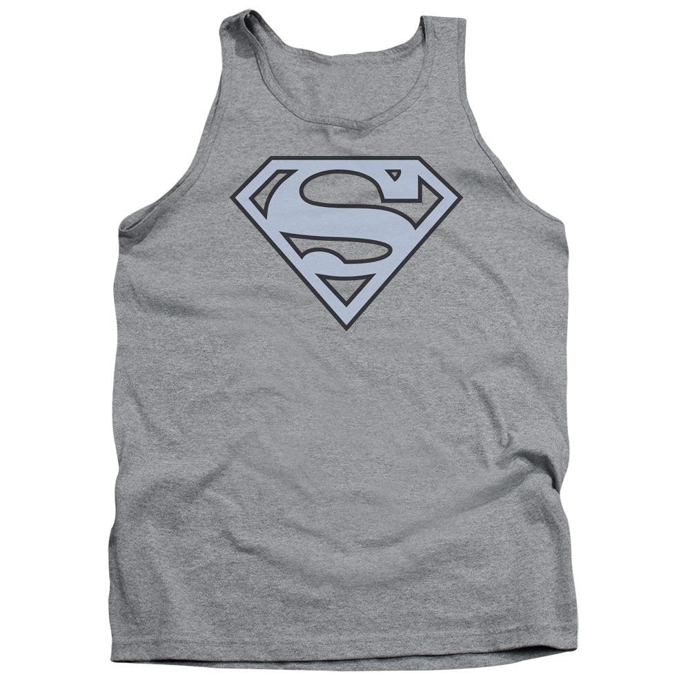 Superman Carolina Blue&navy Shield Tank Top