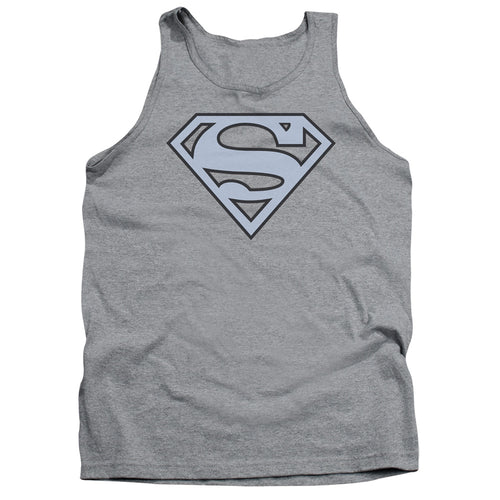 Superman Carolina Blue&navy Shield Tank Top