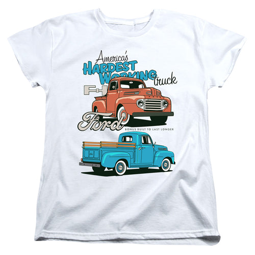 Ford Hardest Working Womens T-Shirt