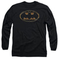 Batman Black & Gold Embossed Long Sleeve T-Shirt