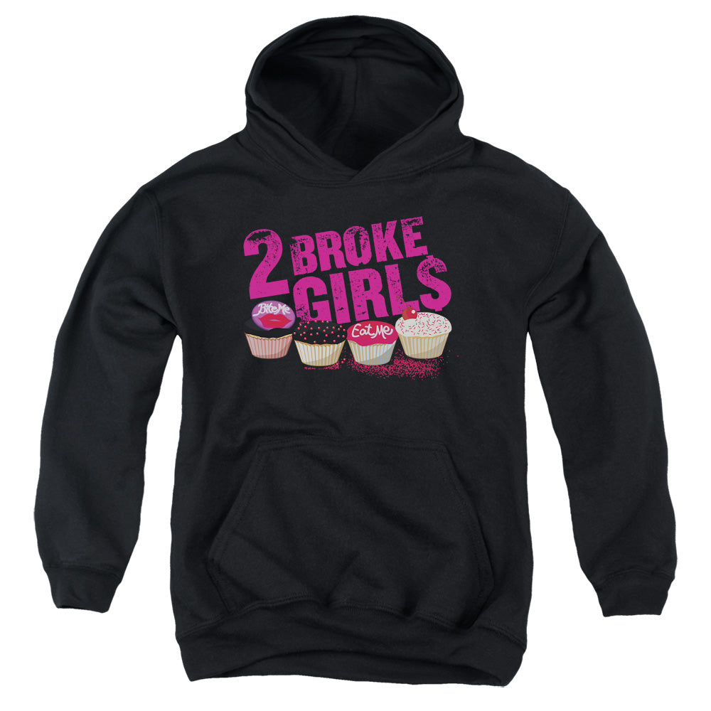 2 Broke Girls Cupcakes Youth Hoodie