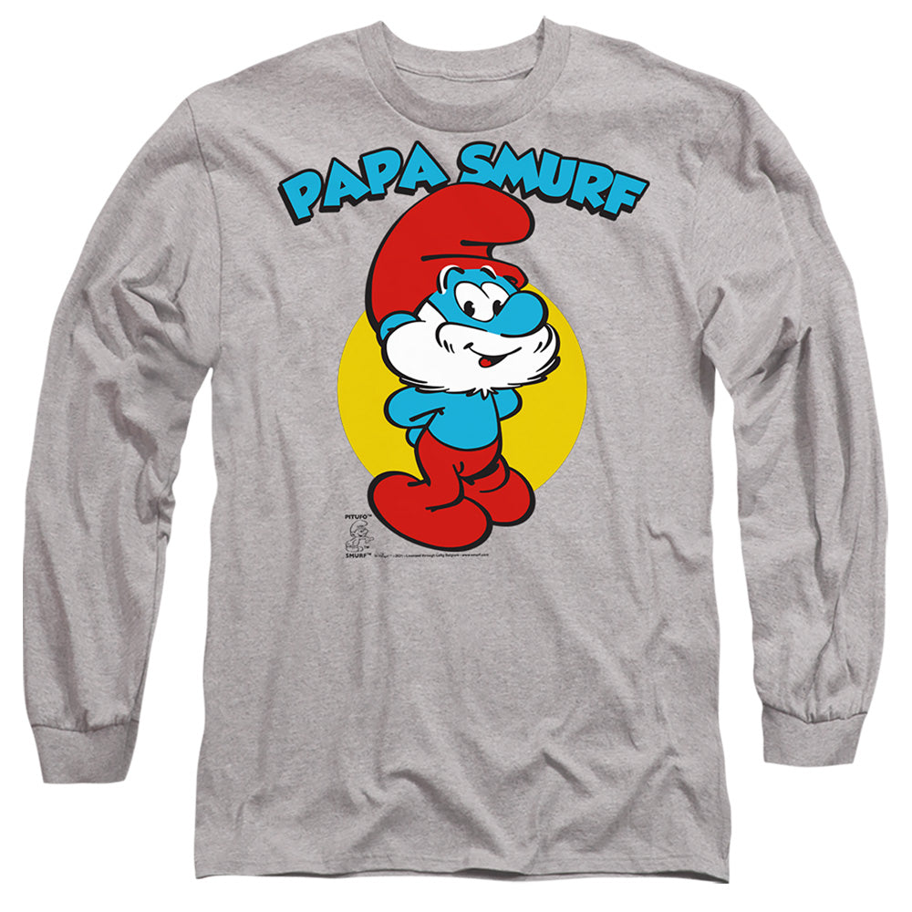 The Smurfs Papa Smurf Long Sleeve T-Shirt