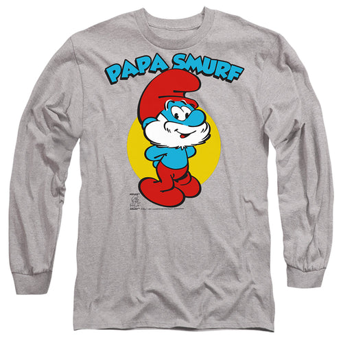 The Smurfs Papa Smurf Long Sleeve T-Shirt