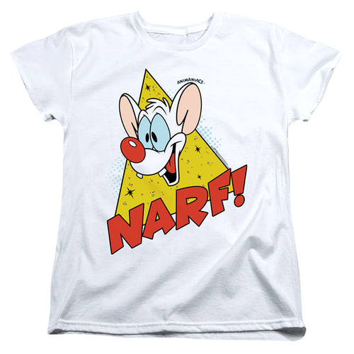 Pinky and the Brain Narf Womens T-Shirt
