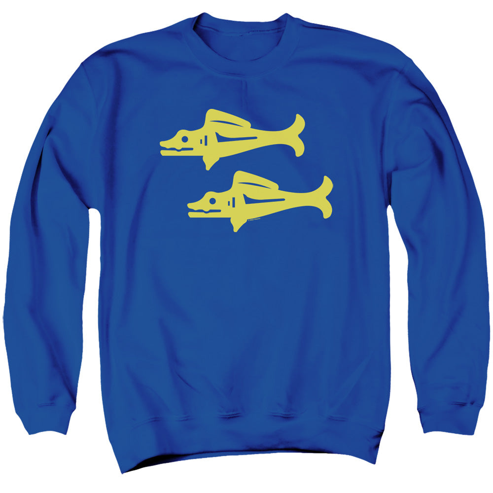 Legends of the Hidden Temple Blue Barracudas Crewneck Sweatshirt