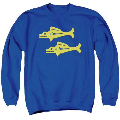 Legends of the Hidden Temple Blue Barracudas Crewneck Sweatshirt