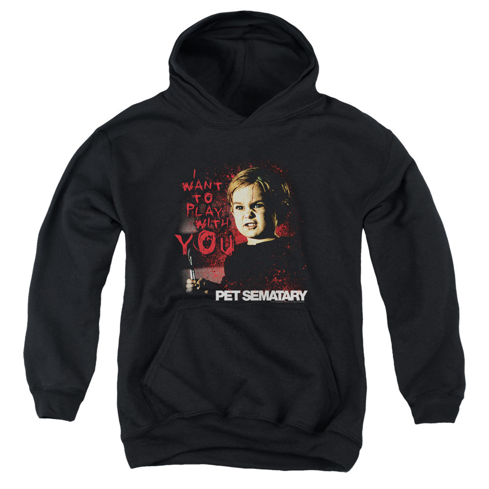 Pet Sematary I Want to Play Youth Hoodie
