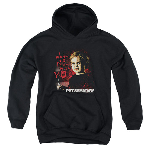Pet Sematary I Want to Play Youth Hoodie