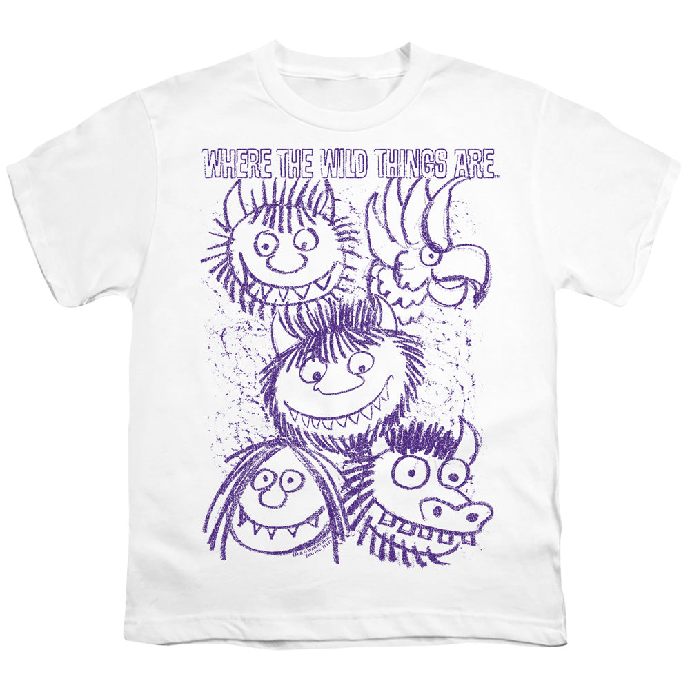 Where the Wild Things Are Wild Things Sketch Youth/Toddler T-Shirt