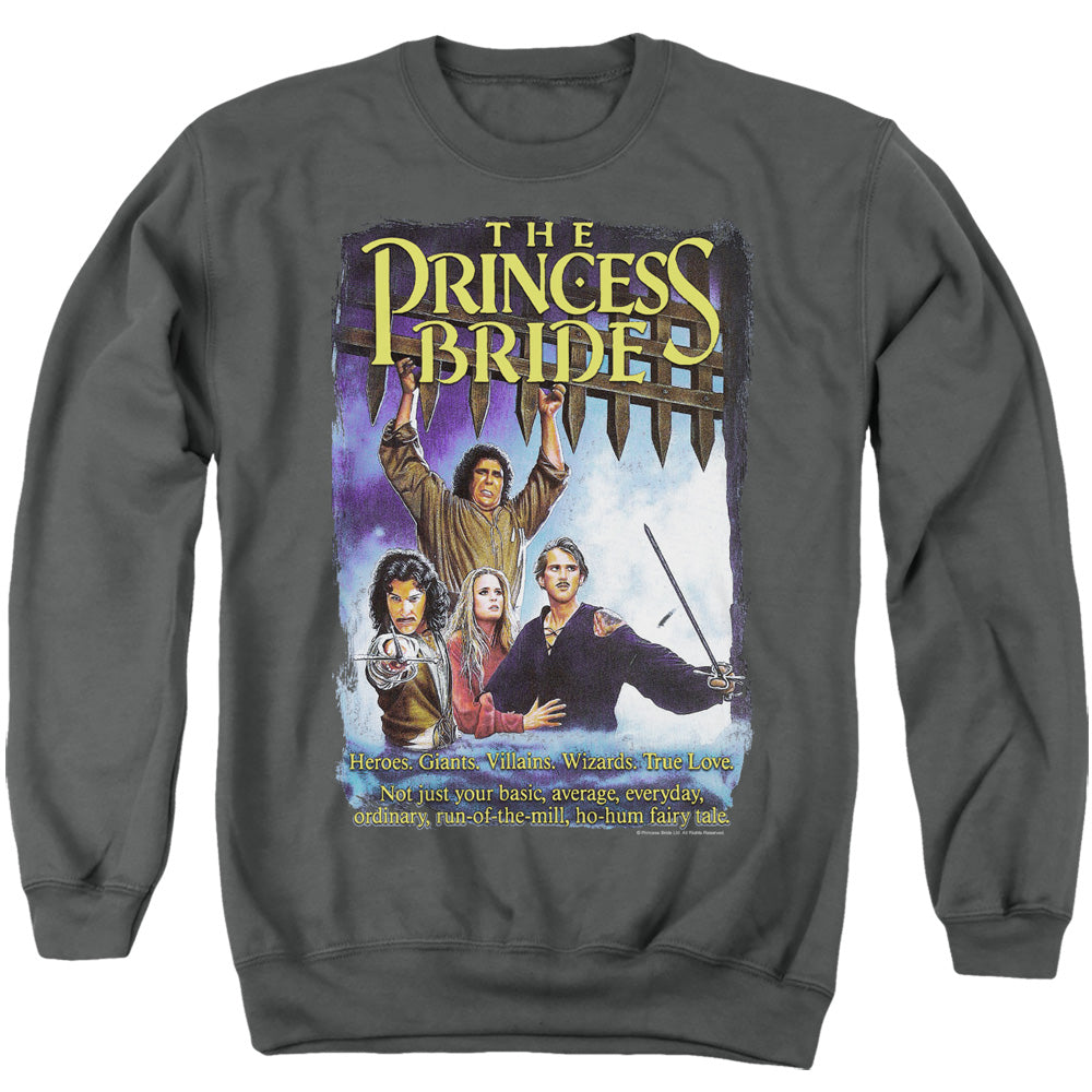 The Princess Bride Alt Poster Charcoal Crewneck Sweatshirt