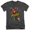 Justice League Bolt Run V-Neck T-Shirt