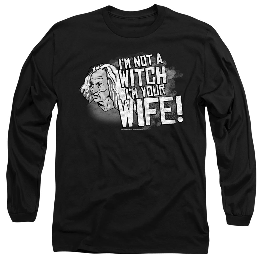 The Princess Bride Not a Witch Black Long Sleeve T-Shirt