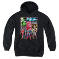 Justice League Justice League Panels Youth Hoodie