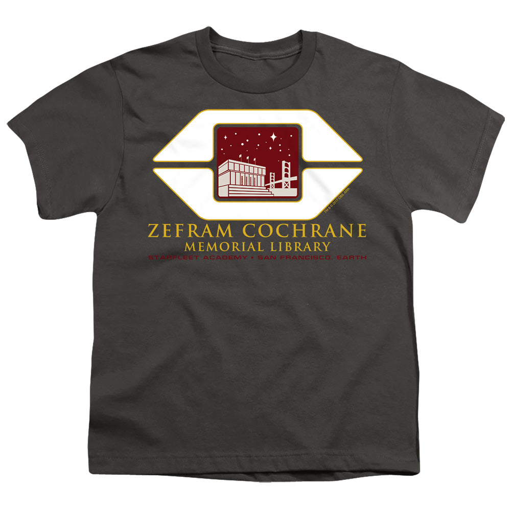 Star Trek Zefram Cochrane Memorial Library Youth/Toddler T-Shirt