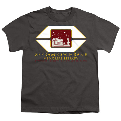 Star Trek Zefram Cochrane Memorial Library Youth/Toddler T-Shirt