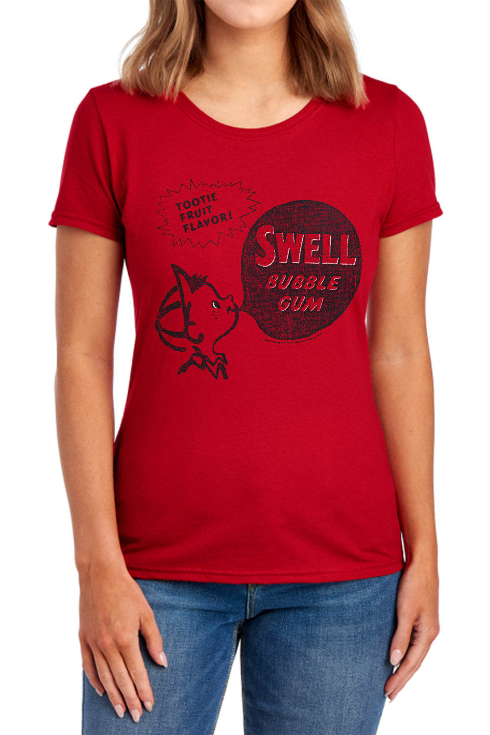 Dubble Bubble Swell Gum Womens T-Shirt