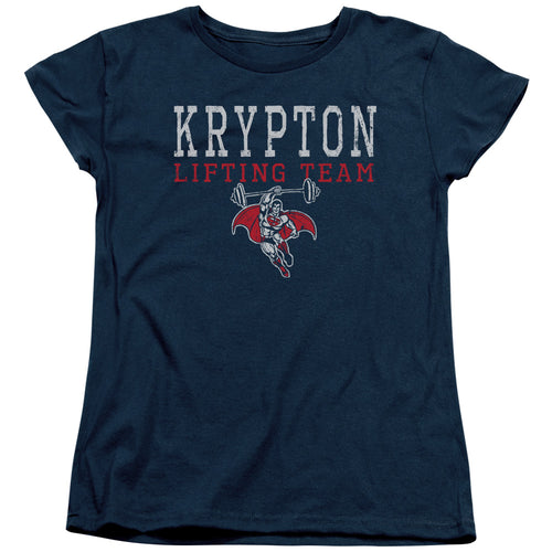 DC Comics Krpton Lifting Womens T-Shirt