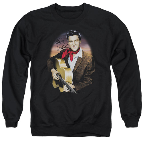 Elvis Presley Red Scarf #2 Crewneck Sweatshirt