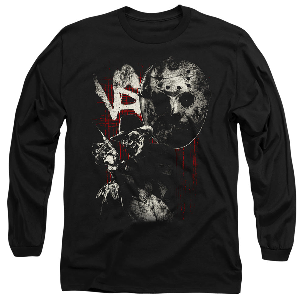 Freddy vs Jason Scratches Long Sleeve T-Shirt