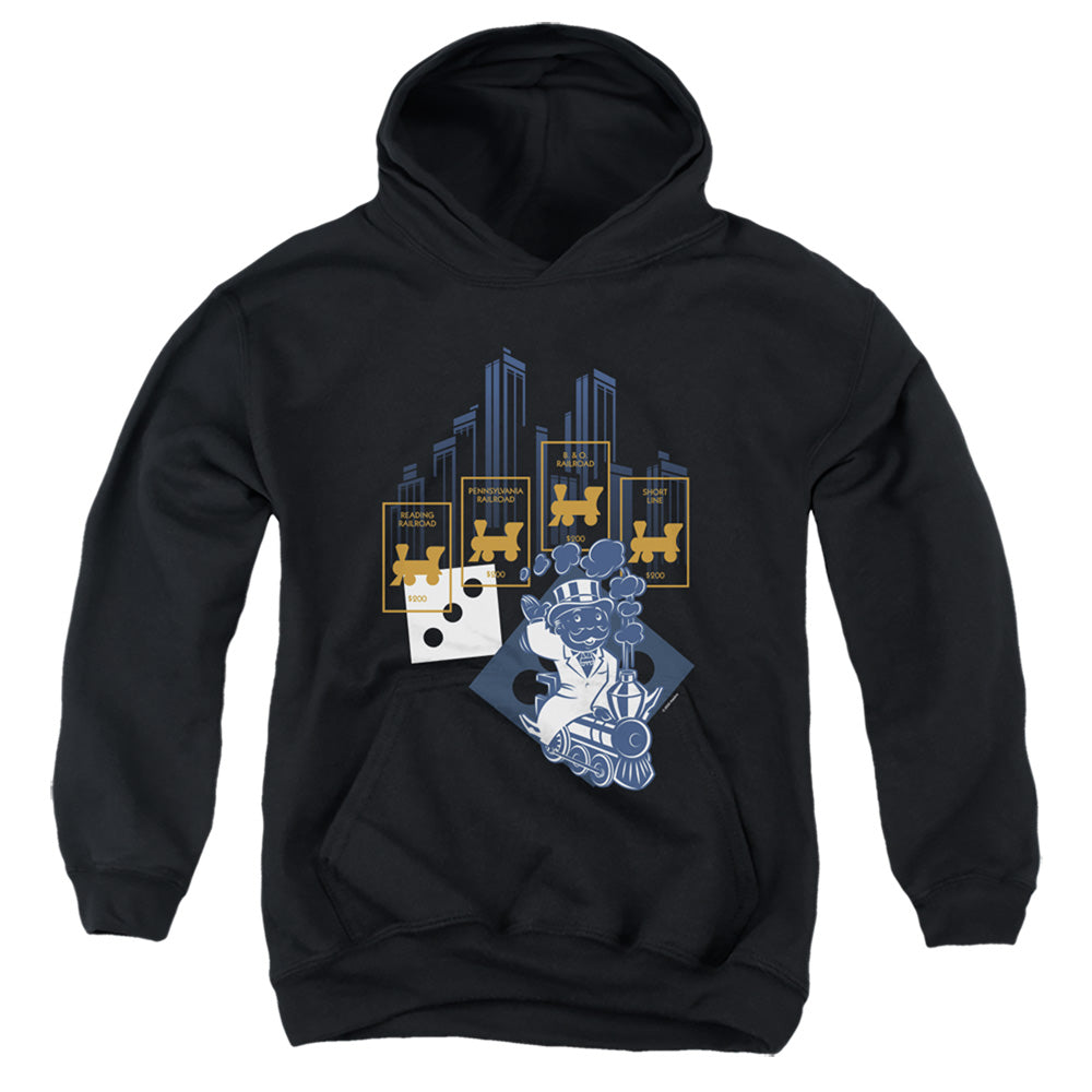 Monopoly The True Railroad Tycoon No Logo Youth Hoodie