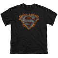 Superman Iron Fire Shield Youth/Toddler T-Shirt