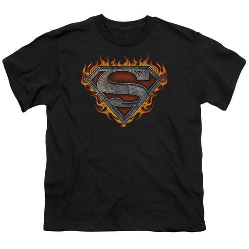 Superman Iron Fire Shield Youth/Toddler T-Shirt