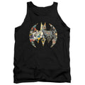 Batman Collage Shield Tank Top