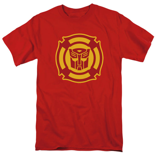 Transformers Rescue Bots Logo Red T-Shirt