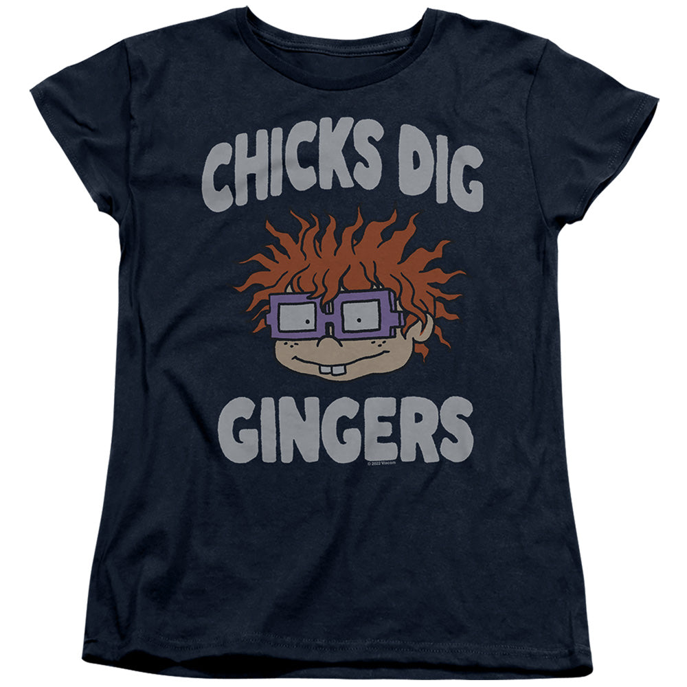 Rugrats Chicks Dig Gingers Womens T-Shirt