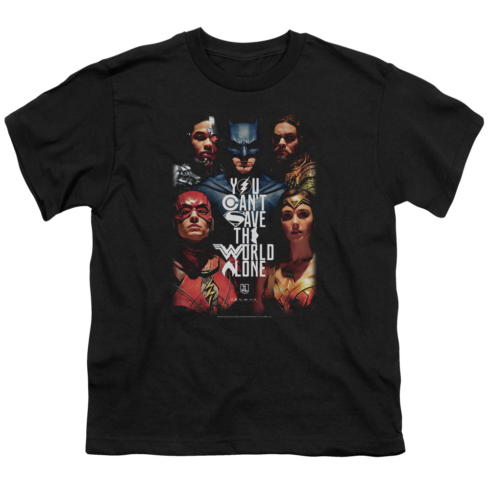 Justice League Save The World Poster Youth/Toddler T-Shirt