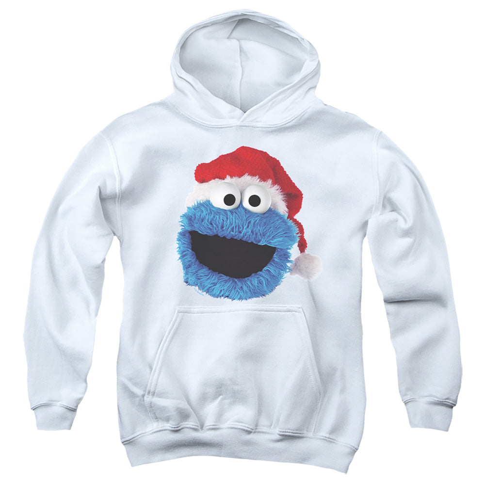 Sesame Street Cookie Monster Christmas Hat Youth Hoodie