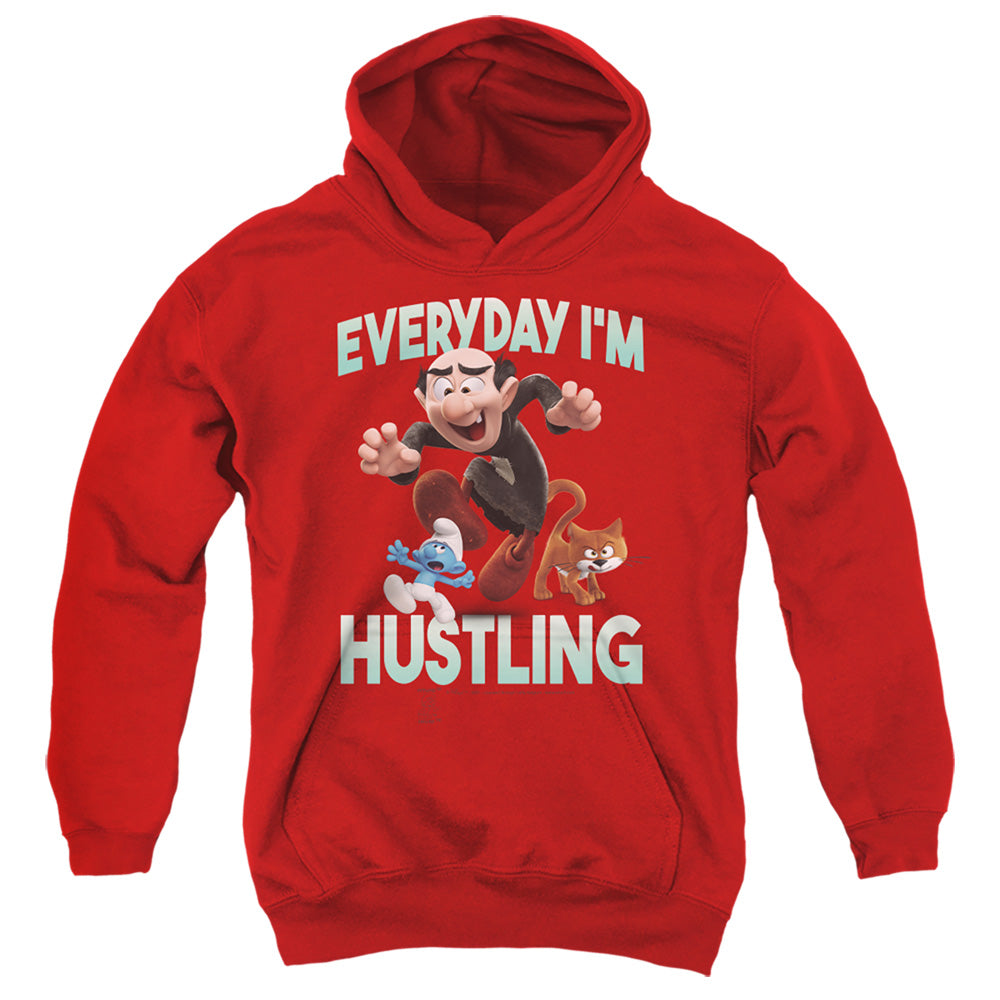 The Smurfs Everyday I'm Hustling Youth Hoodie