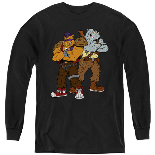 Teenage Mutant Ninja Turtles Bebop and Rocksteady Youth Long Sleeve T-Shirt