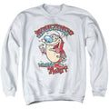 Ren and Stimpy Adulting Graffiti Crewneck Sweatshirt