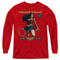 Wonder Woman WW 80th Stance Youth Long Sleeve T-Shirt